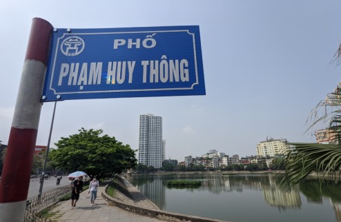 ĐẲNG CẤP! Mặt phố Phạm Huy Thông (ven hồ Ngọc Khánh), 41m2, bán 20 Tỷ